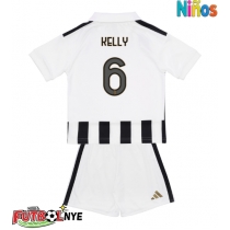 Camiseta Juventus Lloyd Kelly #6 Primera Equipación para niños 2026-27 manga corta (+ pantalones cortos)